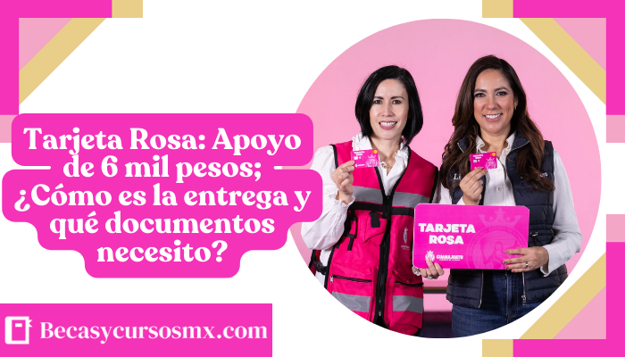 Tarjeta Rosa: Apoyo de 6 mil pesos; ¿Cómo es la entrega y qué documentos necesito?