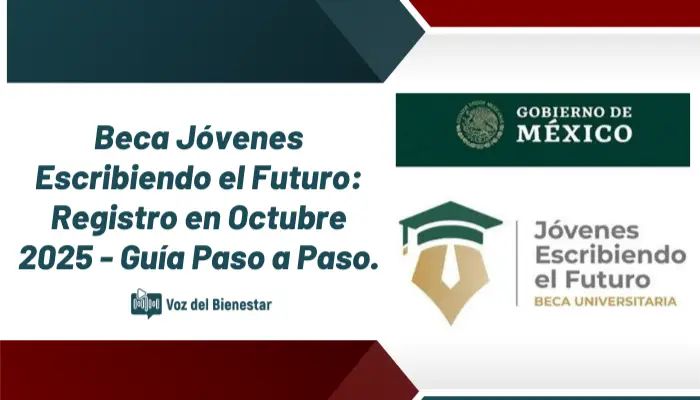 Beca Jóvenes Escribiendo el Futuro: Registro en Octubre 2025 - Guía Paso a Paso.