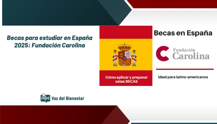 Becas para estudiar en España 2025: Fundación Carolina