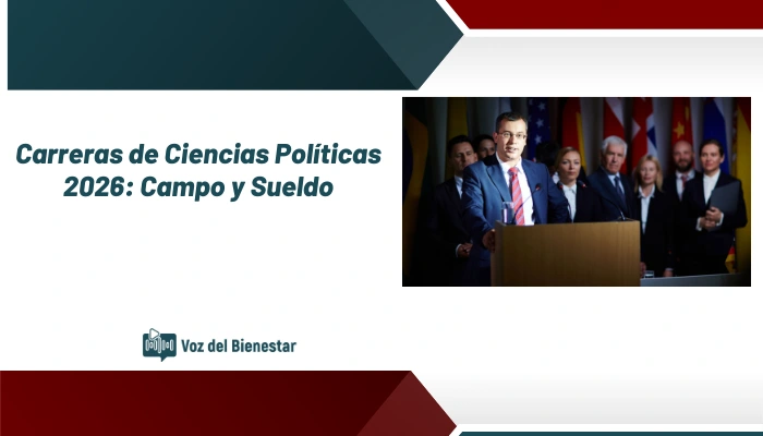 Carreras de Ciencias Políticas 2026: Campo y Sueldo