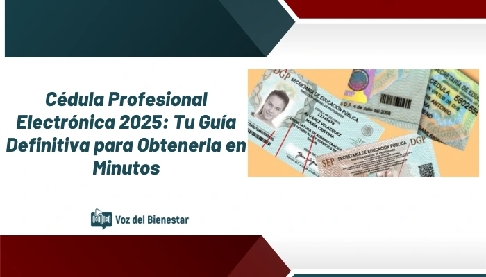 Cédula Profesional Electrónica 2025: Tu Guía Definitiva para Obtenerla en Minutos