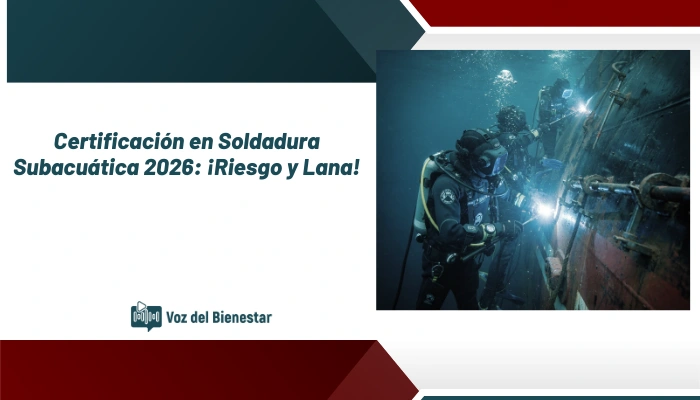 Certificación en Soldadura Subacuática 2026: ¡Riesgo y Lana!