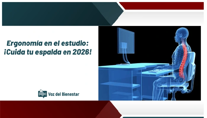 Ergonomía en el estudio: ¡Cuida tu espalda en 2026!