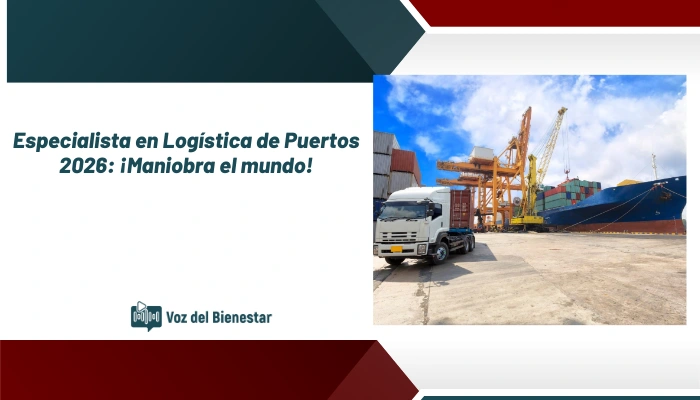Especialista en Logística de Puertos 2026: ¡Maniobra el mundo!