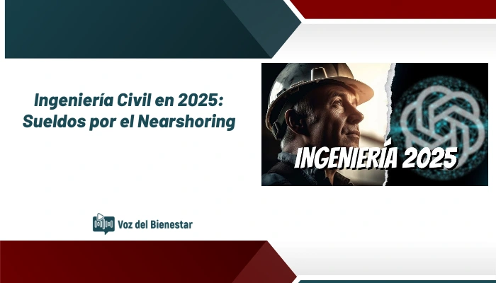 Ingeniería Civil en 2025: Sueldos por el Nearshoring