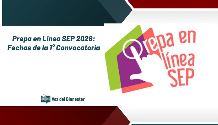 Prepa en Línea SEP 2026: Fechas de la 1° Convocatoria