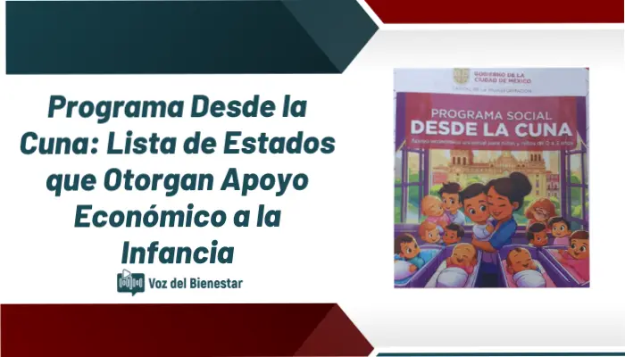 Programa Desde la Cuna: Lista de Estados que Otorgan Apoyo Económico a la Infancia