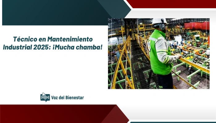Técnico en Mantenimiento Industrial 2025: ¡Mucha chamba!