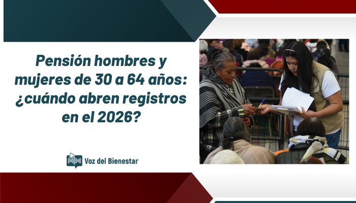 Pensión hombres y mujeres de 30 a 64 años: ¿cuándo abren registros en el 2026?