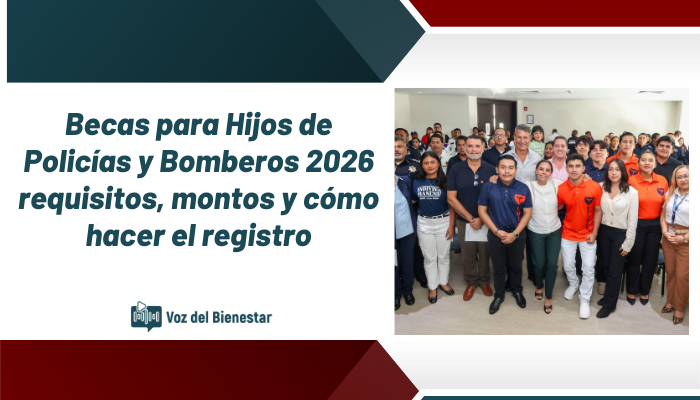 Becas para Hijos de Policías y Bomberos 2026: requisitos, montos y cómo hacer el registro