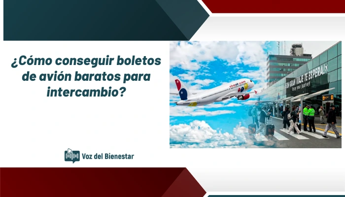 ¿Cómo conseguir boletos de avión baratos para intercambio?