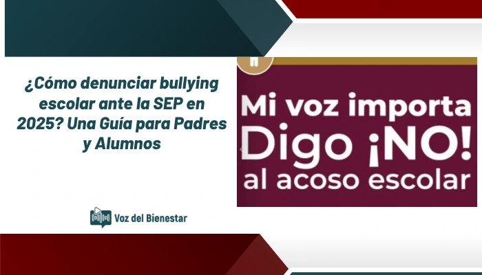 ¿Cómo denunciar bullying escolar ante la SEP en 2025? Una Guía para Padres y Alumnos