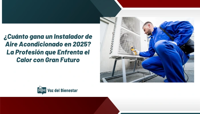 ¿Cuánto gana un Instalador de Aire Acondicionado en 2025? La Profesión que Enfrenta el Calor con Gran Futuro