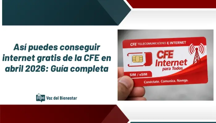 Así puedes conseguir internet gratis de la CFE en abril 2026: Guía completa