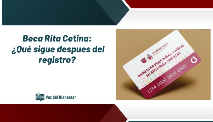 Beca Rita Cetina: ¿Qué sigue despues del registro?