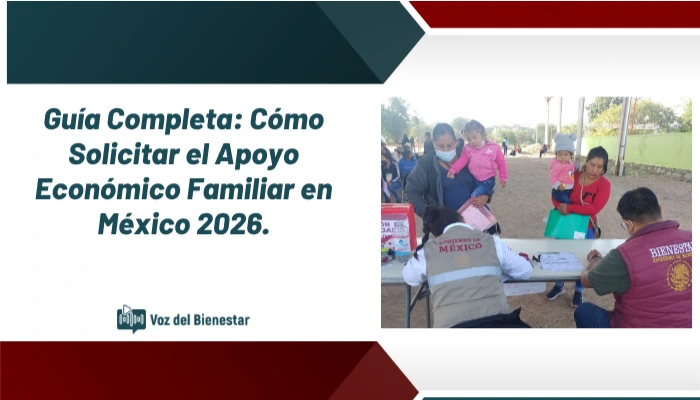 Guía Completa: Cómo Solicitar el Apoyo Económico Familiar en México 2026 de Manera Fácil y Rápida