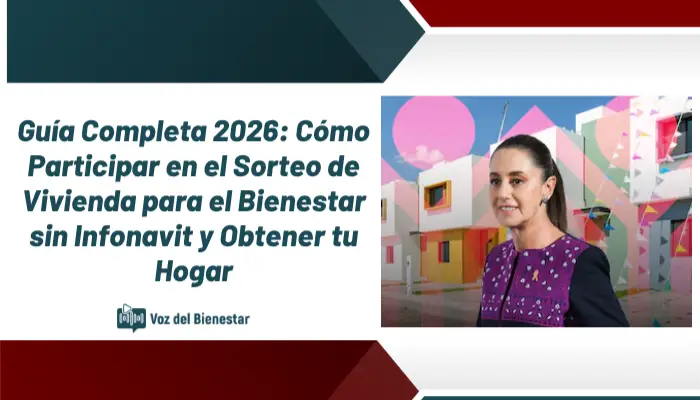 Guía Completa 2026: Cómo Participar en el Sorteo de Vivienda para el Bienestar sin Infonavit y Obtener tu Hogar